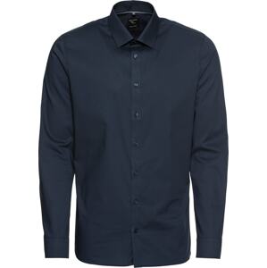 Společenská košile 'No. 6 Uni Pop' Olymp marine modrá