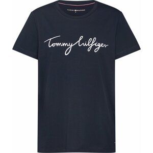 Tričko 'Heritage' Tommy Hilfiger námořnická modř / bílá