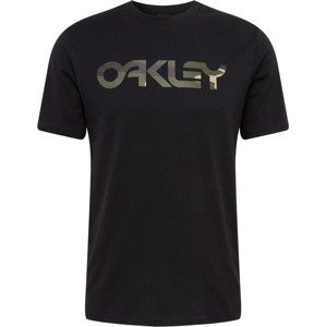Funkční tričko 'Mark II' Oakley olivová / černá