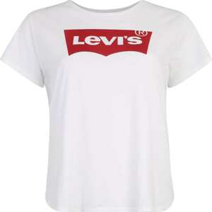 Tričko 'PL PERFECT TEE NEUTRALS' Levi's® Plus červená / bílá