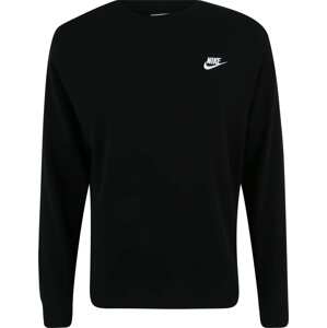 Mikina Nike Sportswear černá / bílá