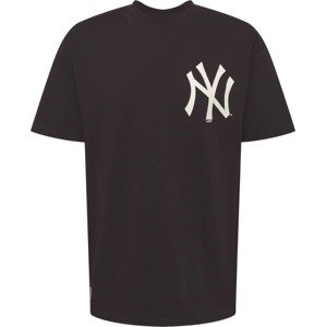 Tričko 'MLB New York Yankees' new era černá / bílá