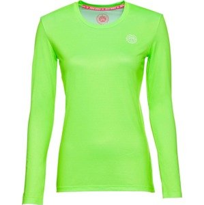 Funkční tričko 'Pia Tech' BIDI BADU svítivě zelená / bílá
