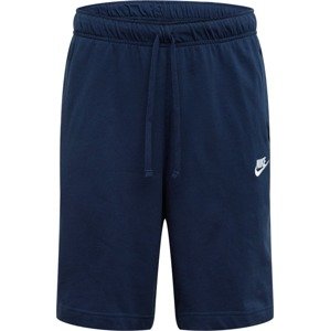 Kalhoty Nike Sportswear marine modrá / bílá