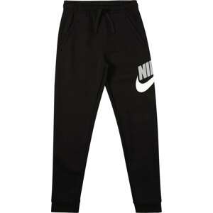 Kalhoty Nike Sportswear šedá / černá / bílá