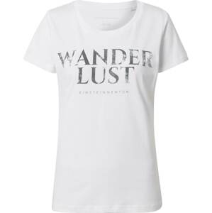 Tričko 'Dust Wanderlust' einstein & newton černá / bílá