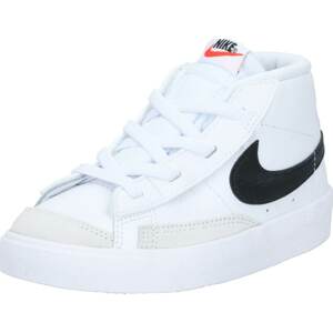 Tenisky 'Blazer Mid' Nike Sportswear krémová / černá / bílá