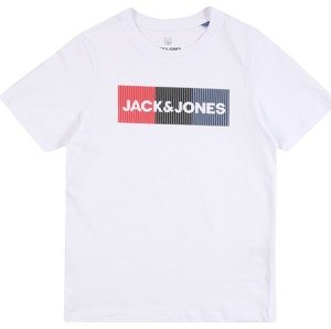 Tričko Jack & Jones Junior modrá / červená / černá / bílá
