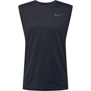 Funkční tričko Nike tmavě šedá / černá