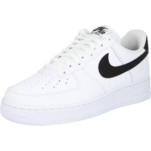 Tenisky 'AIR FORCE 1 07' Nike Sportswear černá / bílá