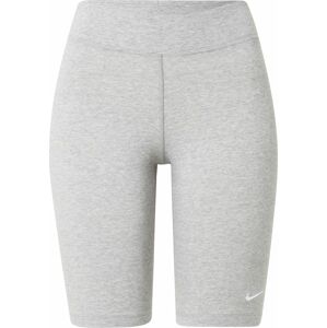 Legíny Nike Sportswear šedý melír / bílá
