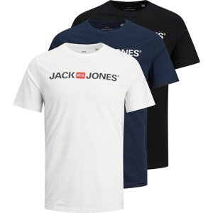 Tričko jack & jones námořnická modř / červená / černá / bílá