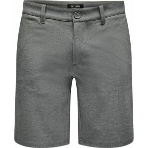 Kalhoty 'Mark' Only & Sons šedý melír