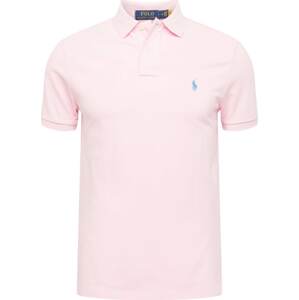 Tričko Polo Ralph Lauren nebeská modř / růžová