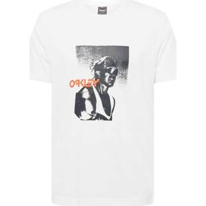 Funkční tričko 'SCOTT TINLEY' Oakley grafitová / oranžová / bílá