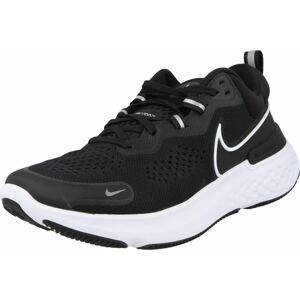 Běžecká obuv 'React Miler 2' Nike černá / bílá