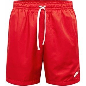 Funkční kalhoty Nike Sportswear červená