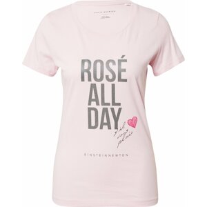 Tričko 'Rose all day' einstein & newton pink / světle růžová / černá