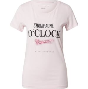 Tričko 'Champagne O´clock' einstein & newton pink / růžová / černá