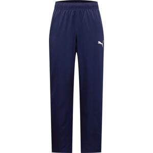 Sportovní kalhoty Puma námořnická modř / bílá