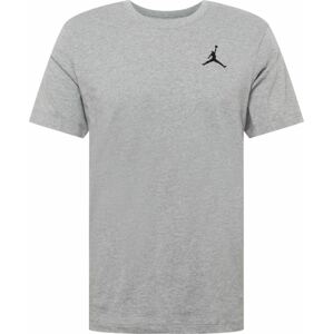 Tričko 'Jumpman' Jordan šedý melír / černá