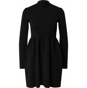 Úpletové šaty 'Kalea' EDITED černá