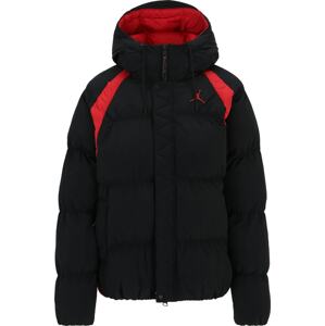 Zimní bunda Jordan červená / černá