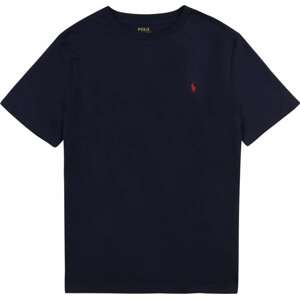 Tričko Polo Ralph Lauren modrá / červená