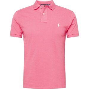 Tričko Polo Ralph Lauren světle růžová / bílá