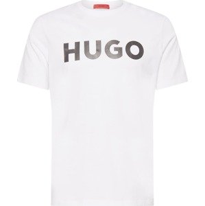 Tričko 'Dulivio' HUGO černá / bílá