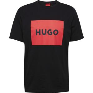 Tričko 'Dulive' HUGO červená / černá
