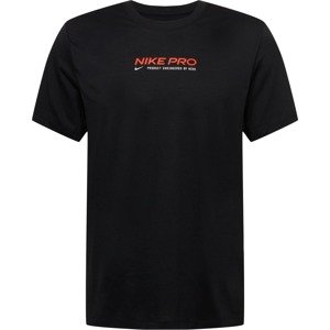Funkční tričko Nike jablko / ohnivá červená / černá / bílá