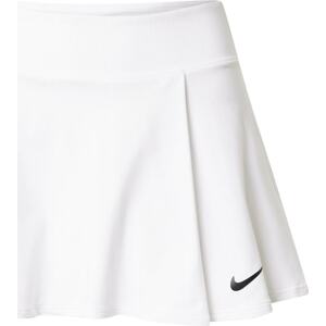 Sportovní sukně 'Victory' Nike černá / bílá