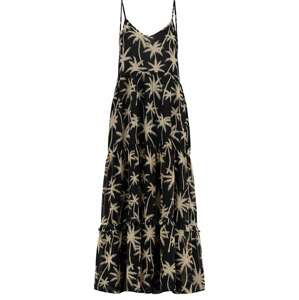 Šaty 'SICILY' Shiwi světle béžová / černá