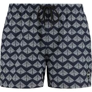 Plavecké šortky 'Pyramid' Shiwi námořnická modř / přírodní bílá