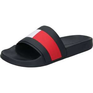 Plážová/koupací obuv 'MARCO' Tommy Hilfiger červená / černá / bílá