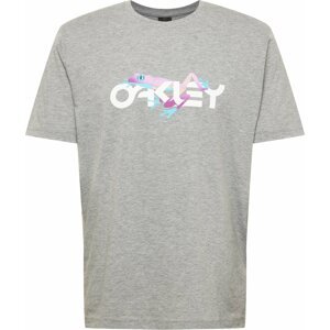 Funkční tričko 'RETRO FROG' Oakley šedý melír / mix barev