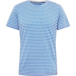 Tričko 'DANILO' Key Largo modrá / bílá
