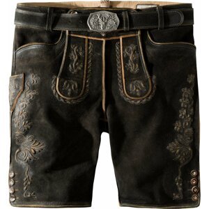 Krojové kalhoty 'OLIVER' Stockerpoint hnědá / černá