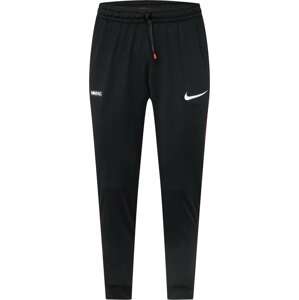 Sportovní kalhoty 'FC Libero' Nike červená / černá / bílá