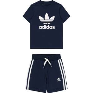 Joggingová souprava 'Adicolor And' adidas Originals marine modrá / bílá