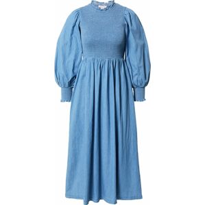 Šaty Warehouse modrá džínovina