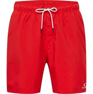 Sportovní kalhoty 'CLEAR LAKE' Oakley červená / bílá