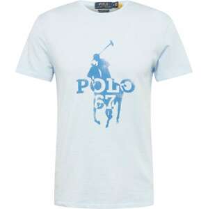 Tričko Polo Ralph Lauren azurová / královská modrá