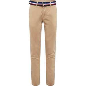 Chino kalhoty Blend námořnická modř / khaki / červená / bílá