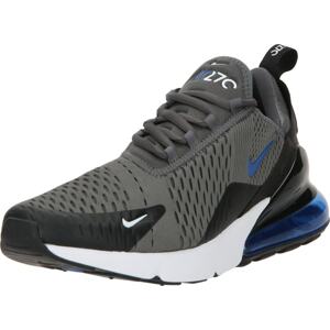 Tenisky 'AIR MAX 270' Nike Sportswear modrá / šedá / černá / bílá