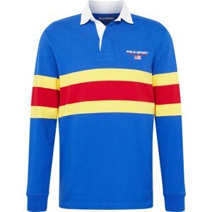Tričko Polo Ralph Lauren modrá / žlutá / červená / bílá