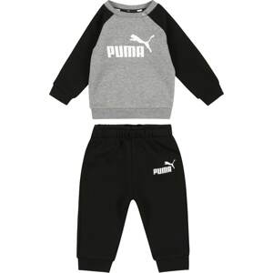 Joggingová souprava Puma šedá / černá / bílá