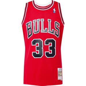 Funkční tričko 'Scottie Pippen' Mitchell & Ness červená / černá / bílá