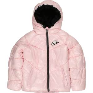 Přechodná bunda Nike Sportswear růžová / černá / bílá